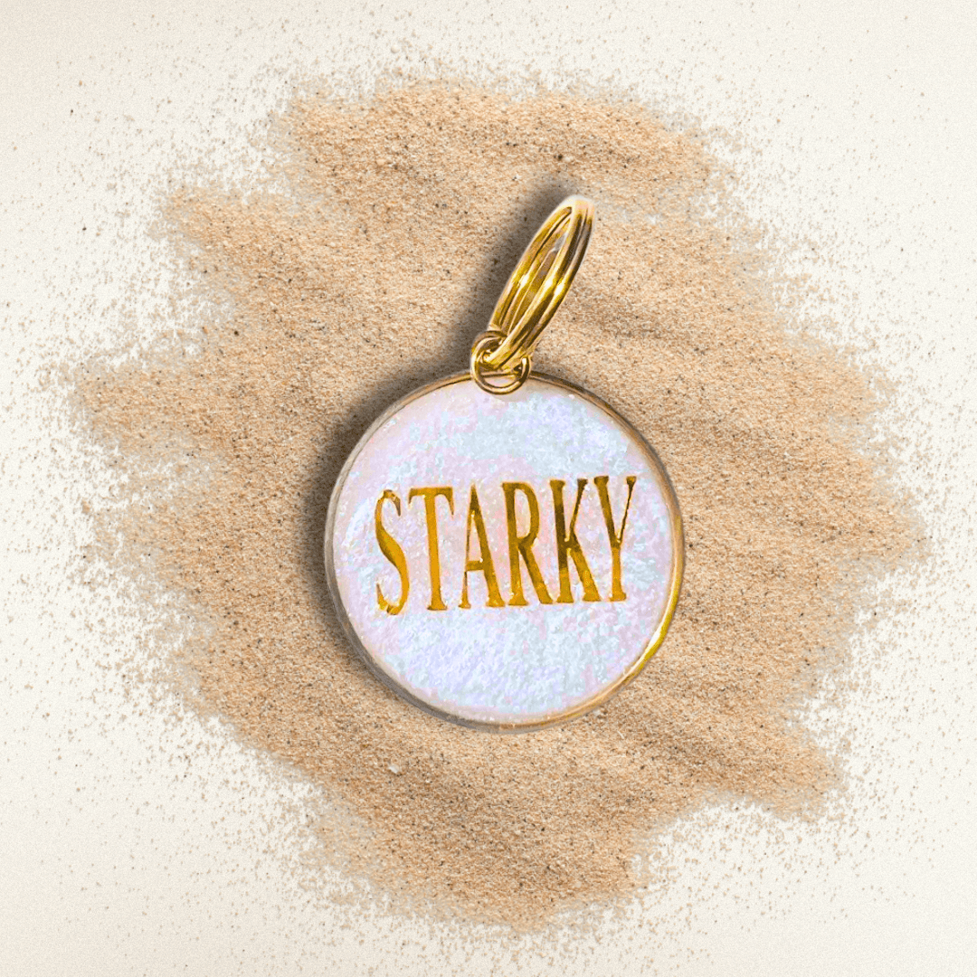 Joya identificativa hecha a mano edición "Adlib Pearl" - Huellas de Ibiza