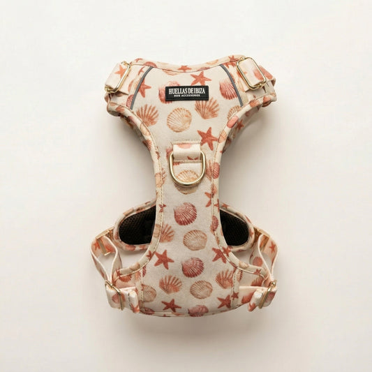 Arnés ajustable control Premium para perros "Arena y Sal" - Huellas de Ibiza