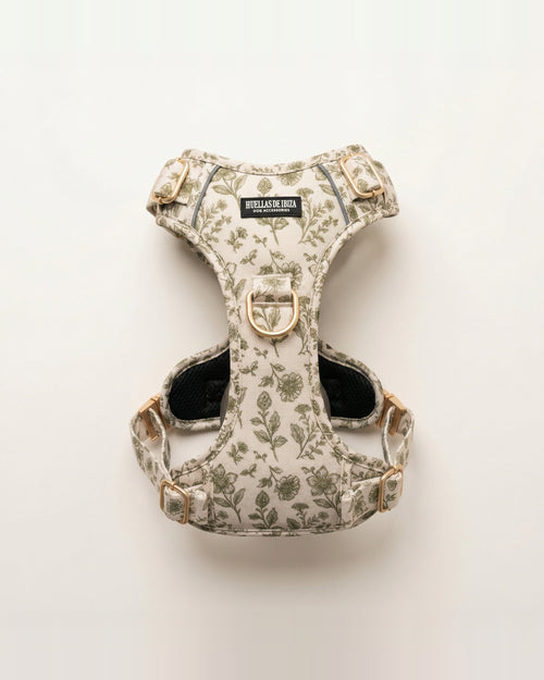 Arnés ajustable control Premium para perros "Boho Chic Ibiza" - Huellas de Ibiza