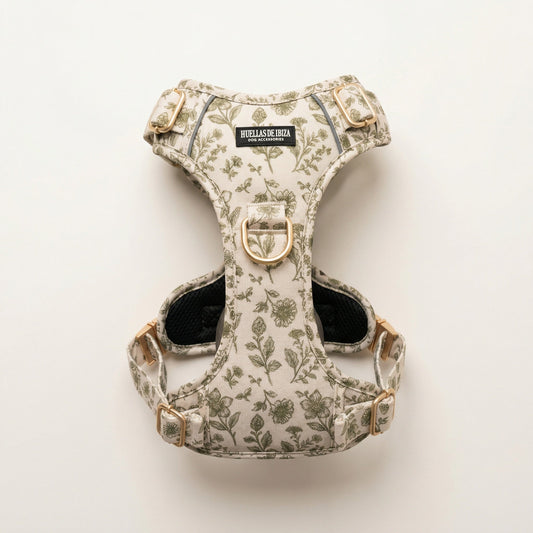 Arnés ajustable control Premium para perros "Boho Chic Ibiza" - Huellas de Ibiza