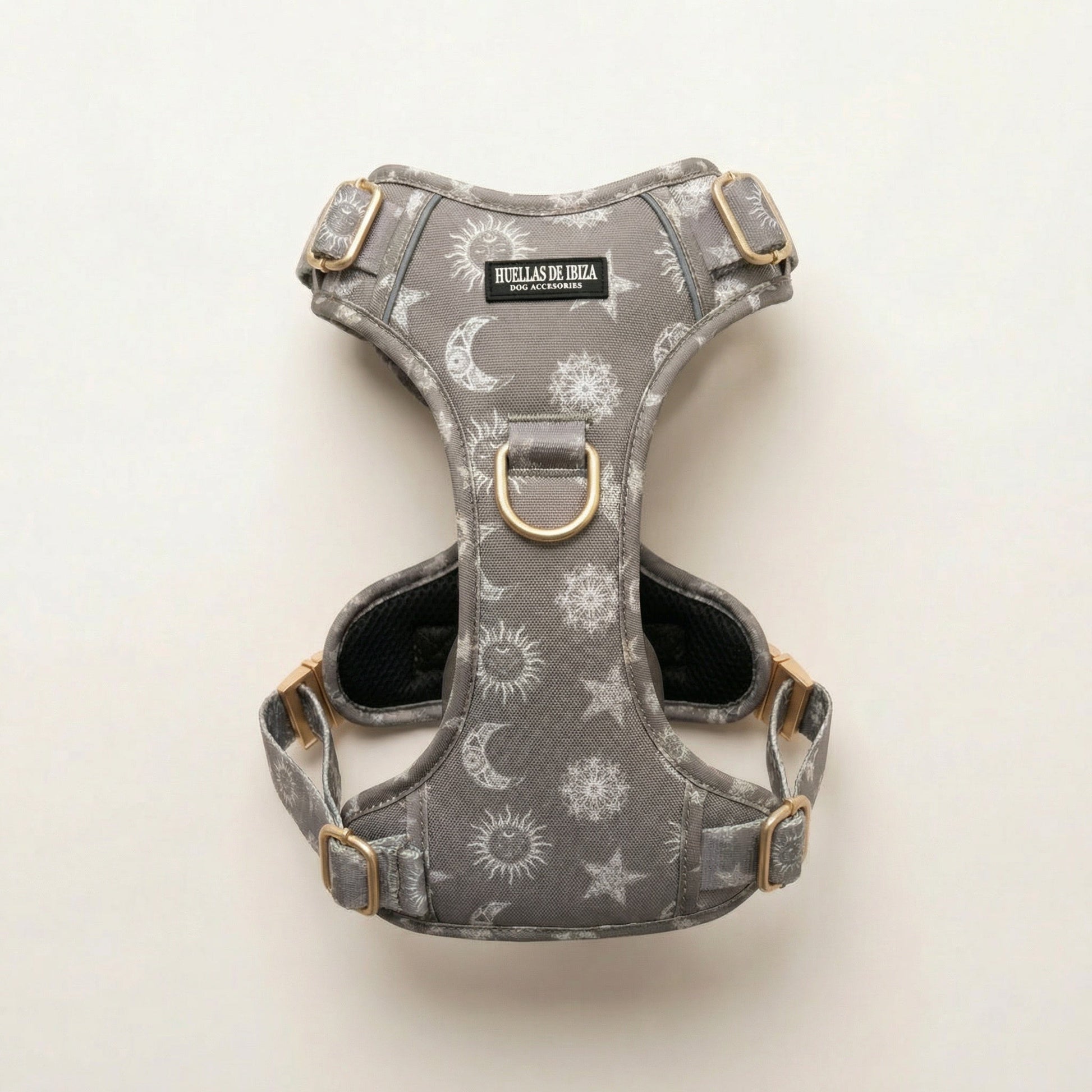 Arnés ajustable control Premium para perros "Day&Night Ibiza" - Huellas de Ibiza