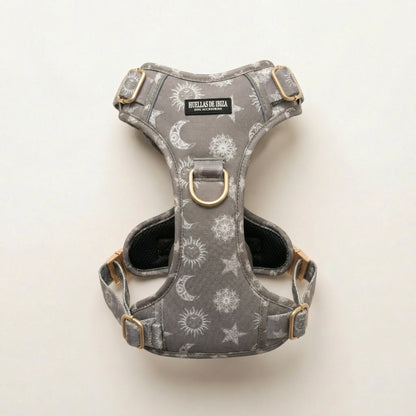 Arnés ajustable control Premium para perros "Day&Night Ibiza" - Huellas de Ibiza