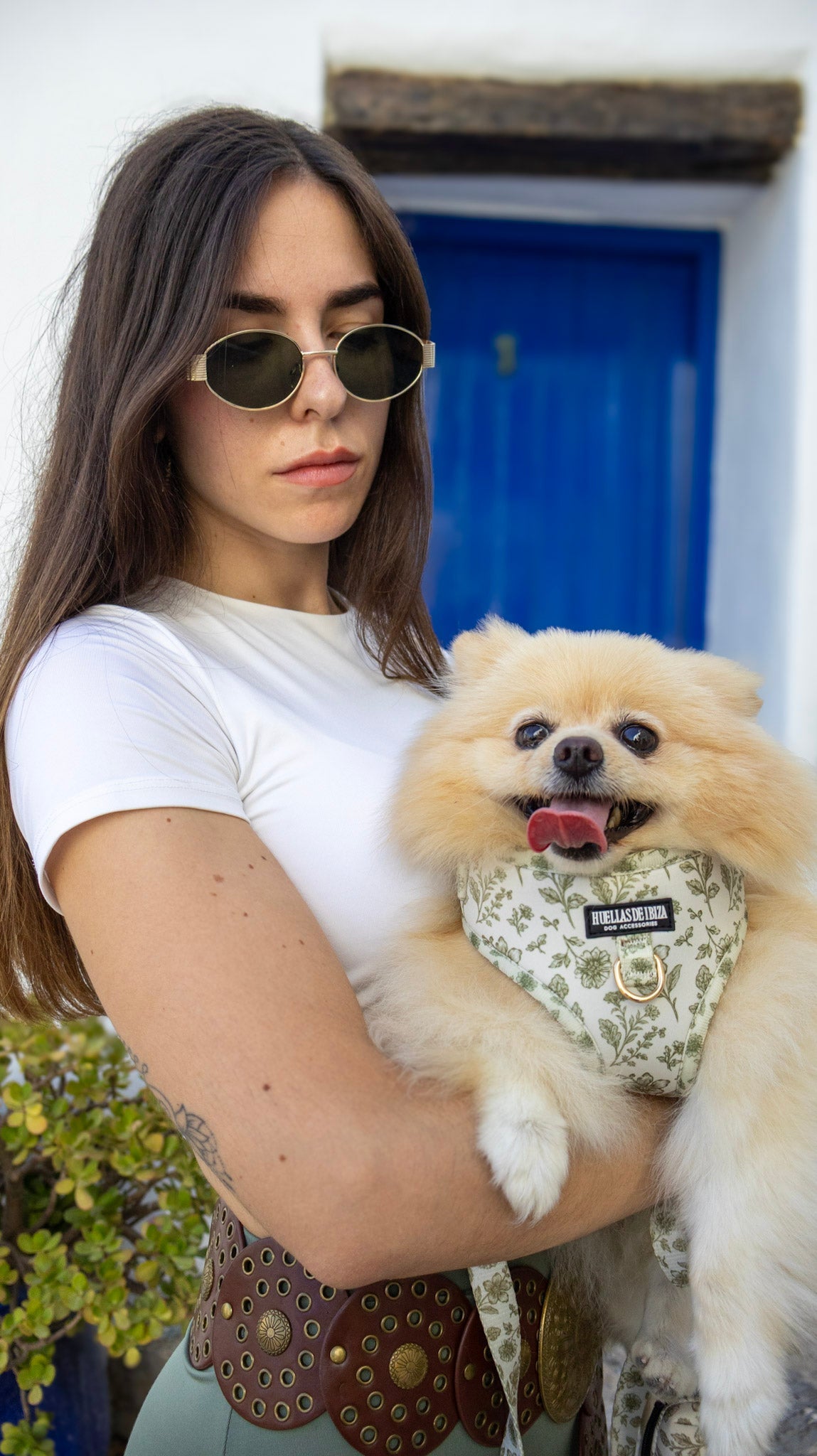 Arnés ajustable para perros "Boho Chic Ibiza" - Huellas de Ibiza