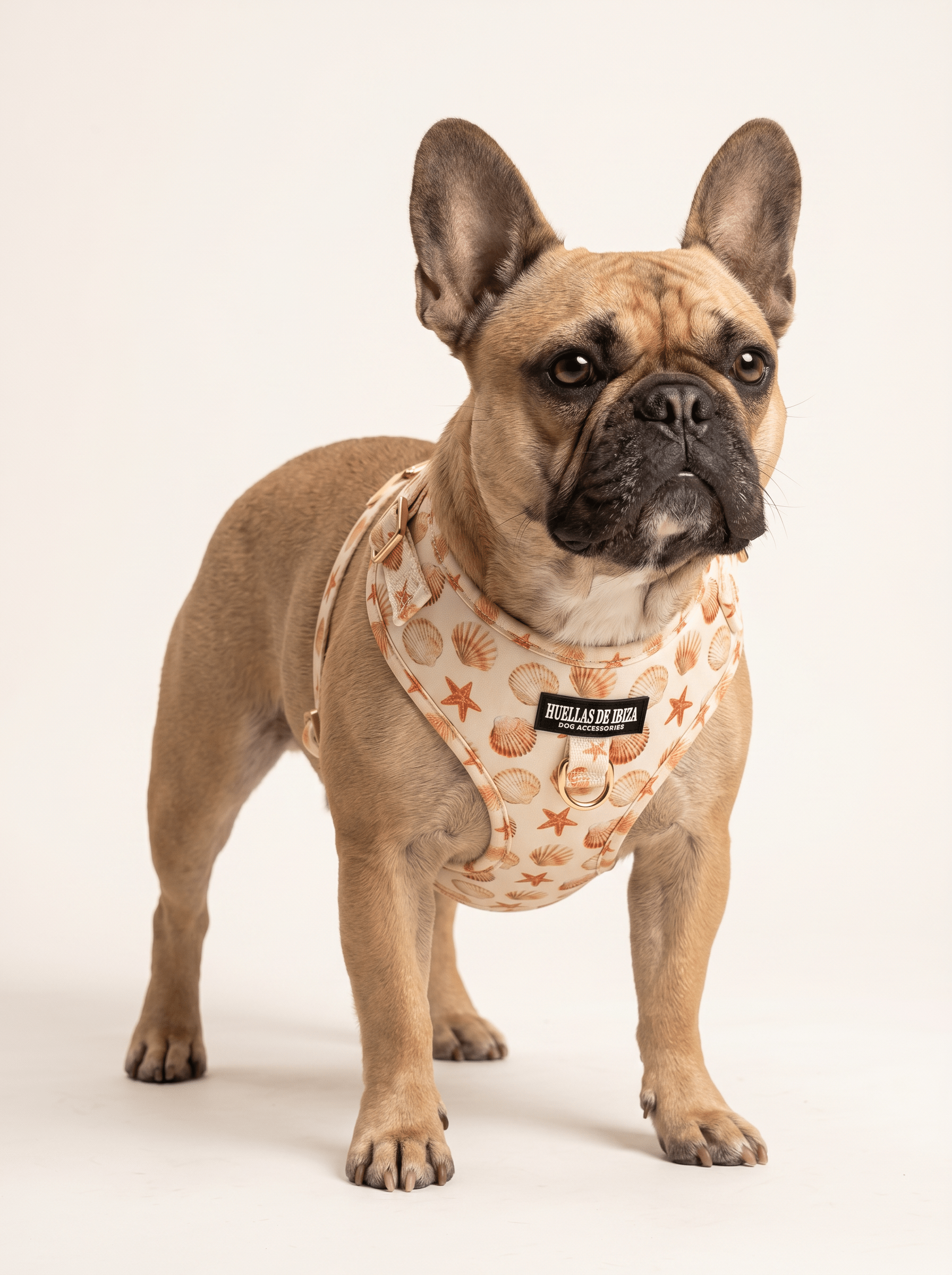 Arnés ajustable Premium para perros "Arena y Sal" - Huellas de Ibiza