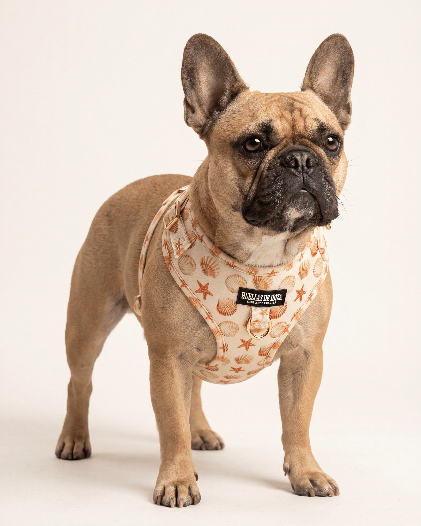 Arnés ajustable Premium para perros "Arena y Sal" - Huellas de Ibiza