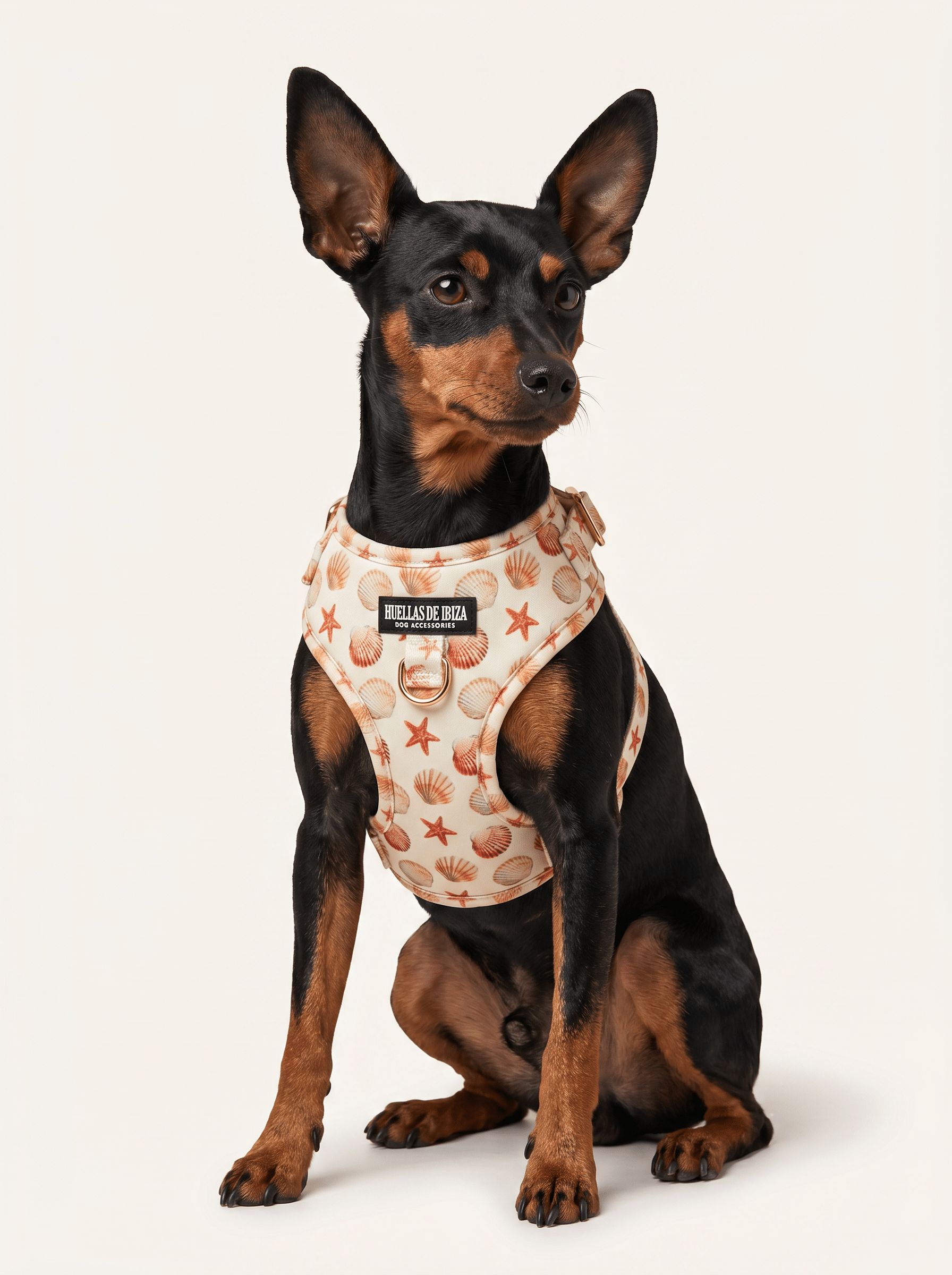 Arnés ajustable Premium para perros "Arena y Sal" - Huellas de Ibiza