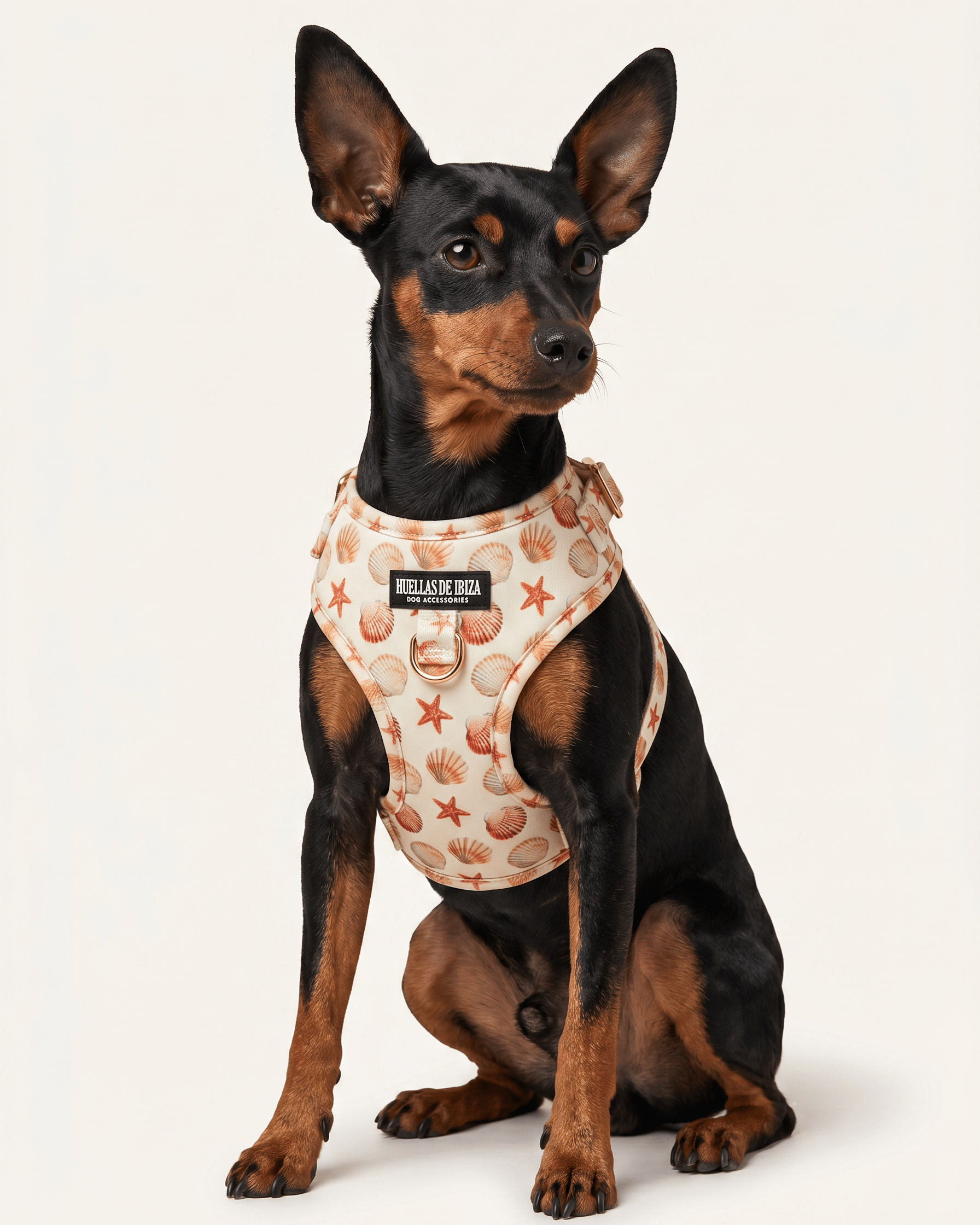 Arnés ajustable Premium para perros "Arena y Sal" - Huellas de Ibiza