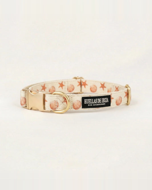 Collar ajustable premium para perros Arena y Sal — Huellas de Ibiza