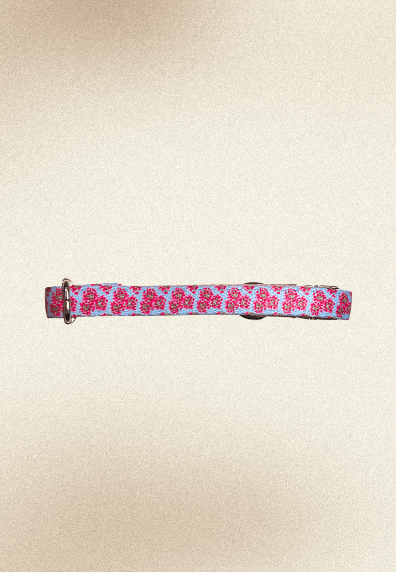Collar ajustable para perros "Buganvillas de Ibiza" - Huellas de Ibiza