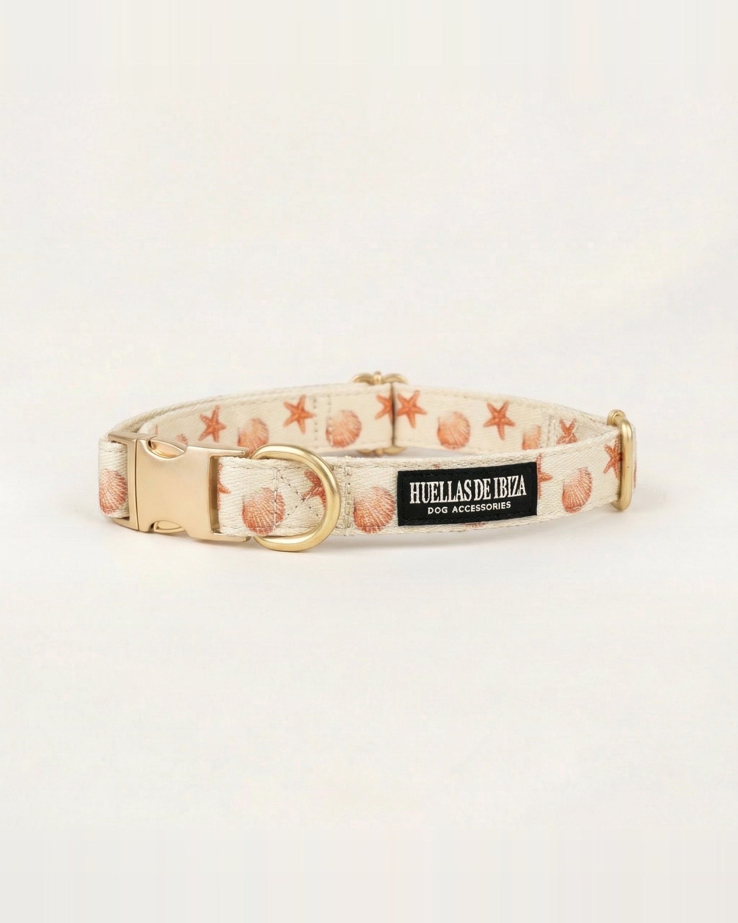Collar ajustable Premium para perros "Arena y Sal" - Huellas de Ibiza