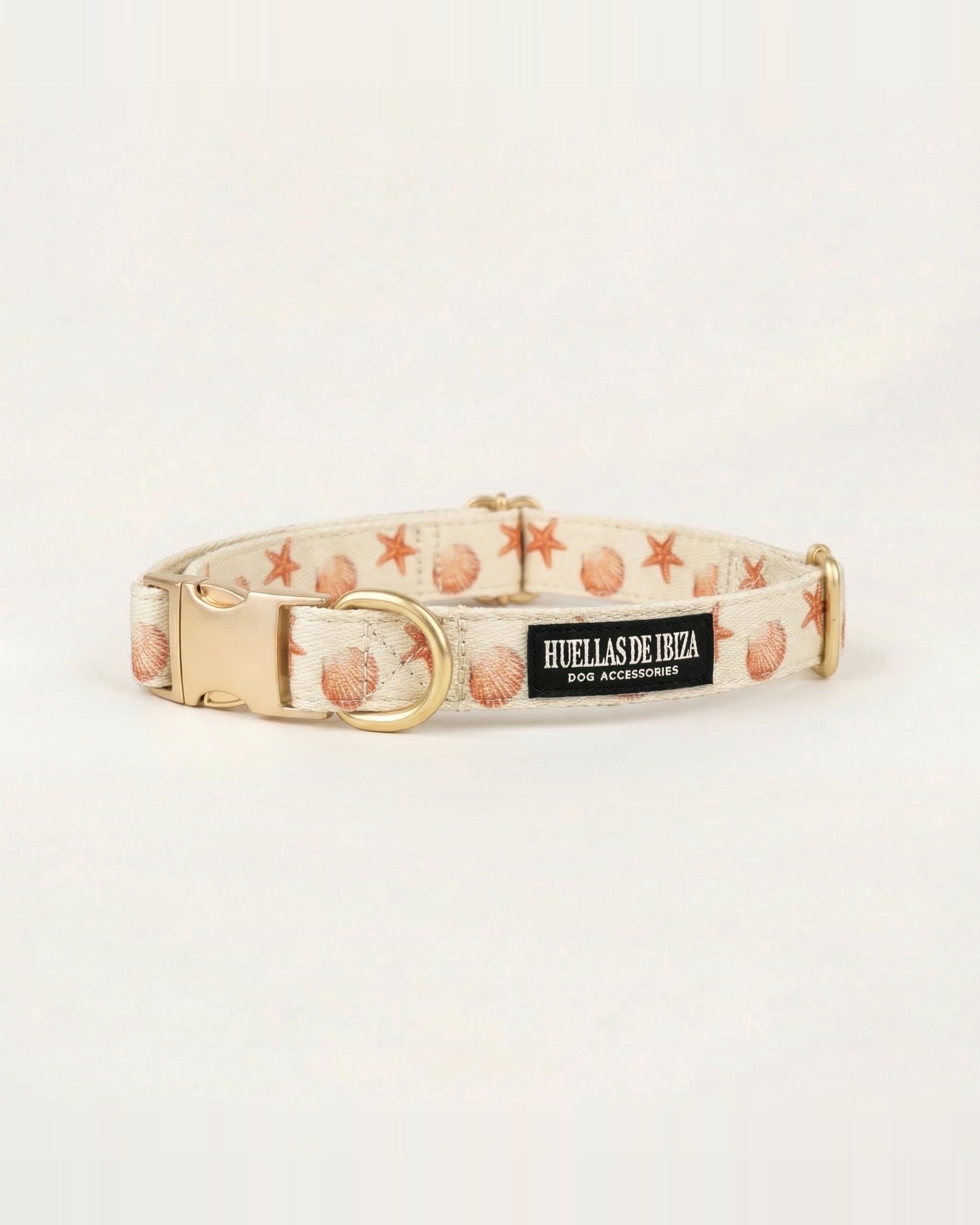 Collar ajustable Premium para perros "Arena y Sal" - Huellas de Ibiza