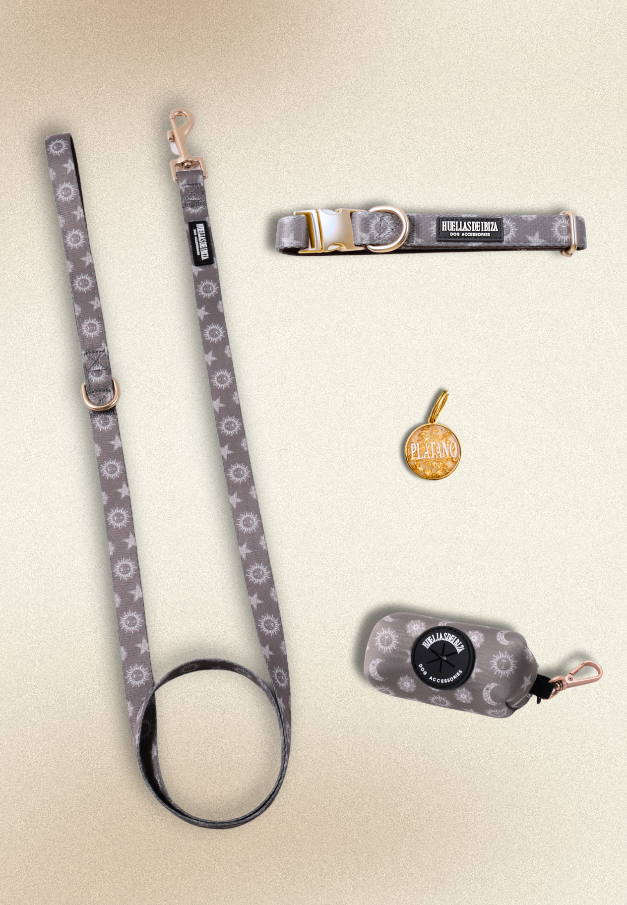 Pack Glamour - Collar ajustable Premium "Day&Night Ibiza" + Joya Identificativa