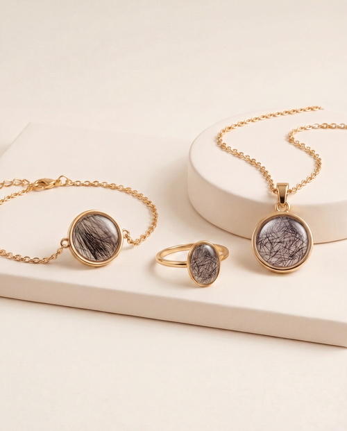 Kit Eternidad® - SET: Colgante Eternidad™ + Anillo Eternidad™ + Pulsera Eternidad™ - Huellas de Ibiza