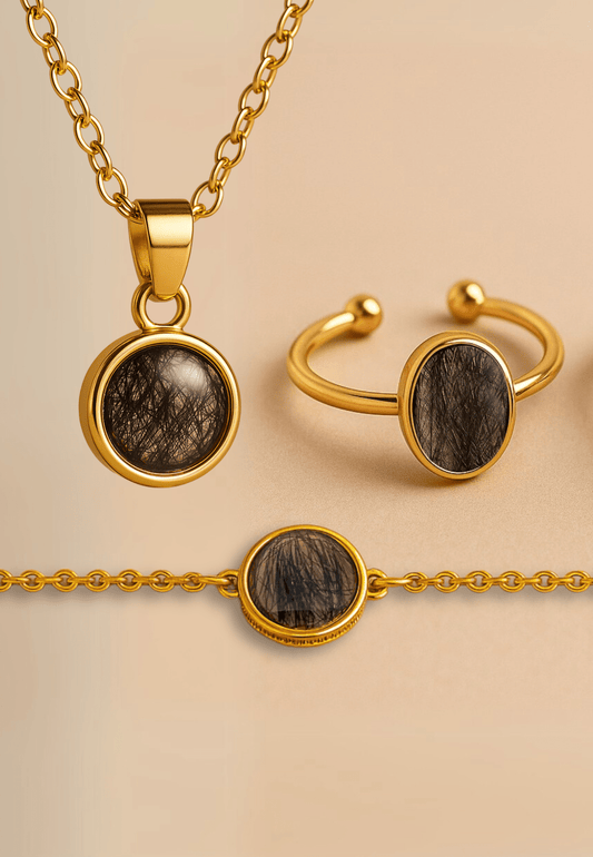 Kit Eternidad™ - SET: Colgante Eternidad™ + Anillo Eternidad™ + Pulsera Eternidad™ - Huellas de Ibiza