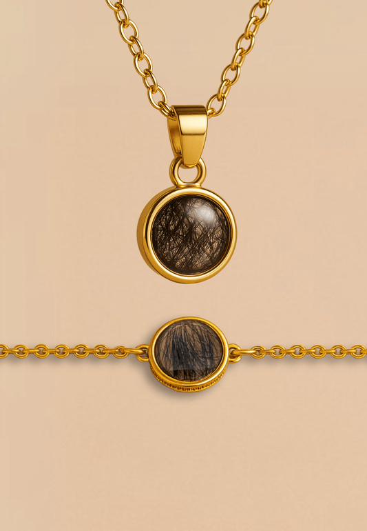 Kit Eternidad™ - SET: Colgante Eternidad™ + Pulsera Eternidad™ - Huellas de Ibiza