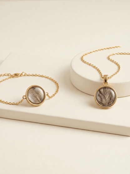 Kit Eternidad® - SET: Colgante Eternidad™ + Pulsera Eternidad™ - Huellas de Ibiza