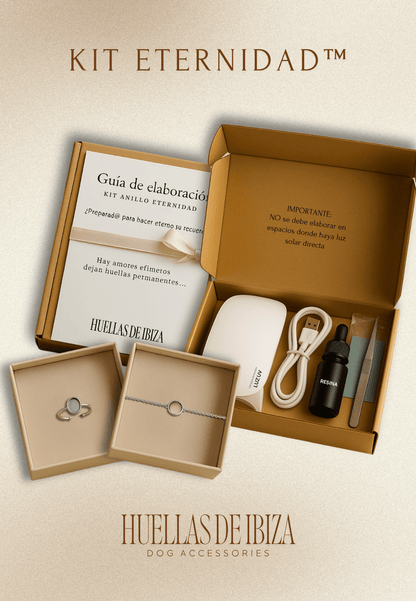 Kit Eternidad™ - SET: Pulsera Eternidad™ + Anillo Eternidad™ - Huellas de Ibiza