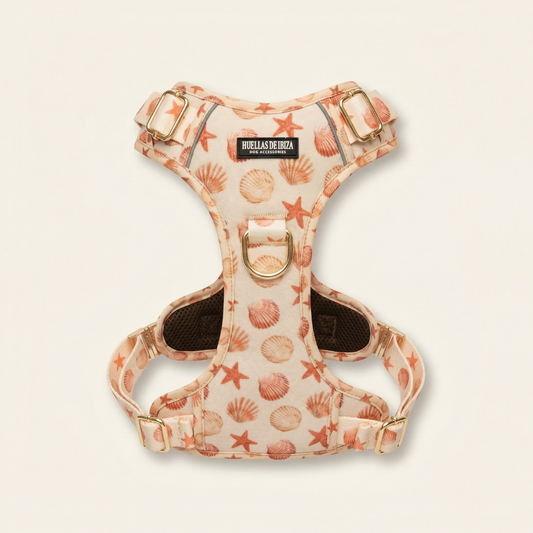 Arnés ajustable control Premium para perros "Arena y Sal"