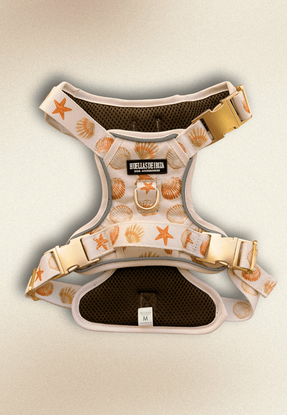 Pack Dogfluencer - Arnés ajustable control Premuim "Arena y Sal" - Huellas de Ibiza