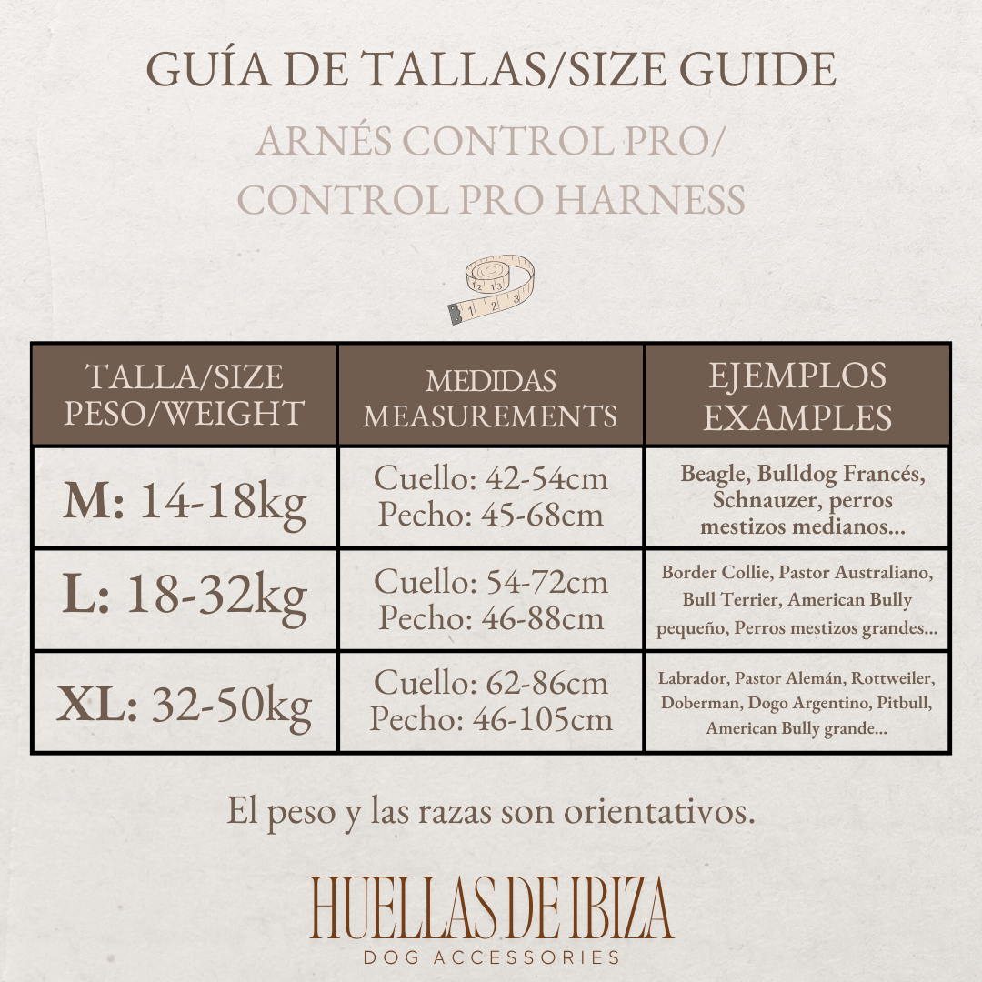 Pack Dogfluencer - Arnés ajustable control Premuim "Buganvillas de Ibiza" - Huellas de Ibiza