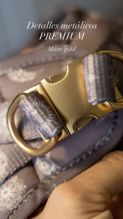 Pack Dogfluencer - Arnés ajustable Premium "Day&Night Ibiza" + Joya Identificativa - Huellas de Ibiza