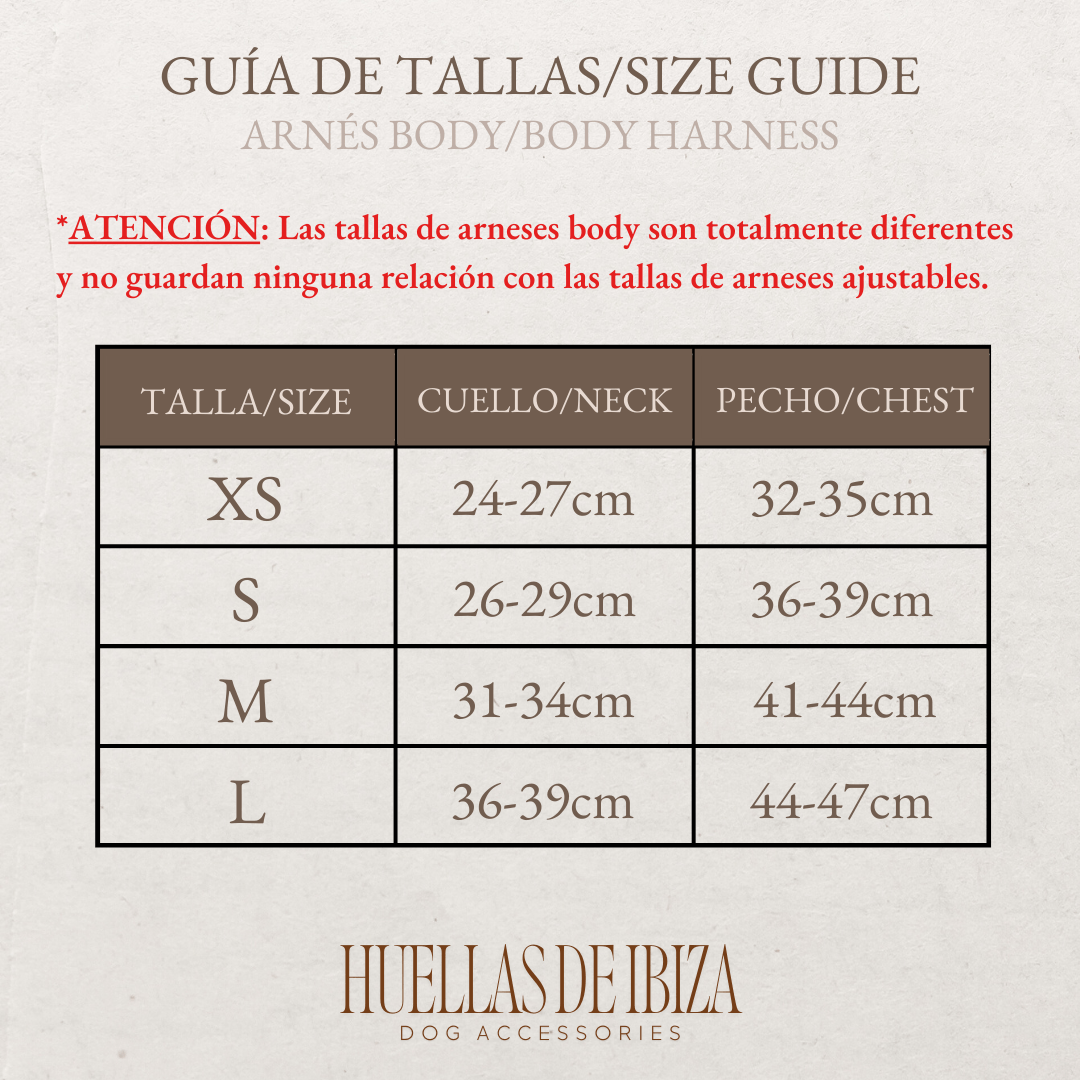 Pack Dogfluencer - Arnés Body "Boho Chic Ibiza" (Preventa) - Huellas de Ibiza