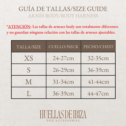 Pack Dogfluencer - Arnés Body "Boho Chic Ibiza" (Preventa) - Huellas de Ibiza