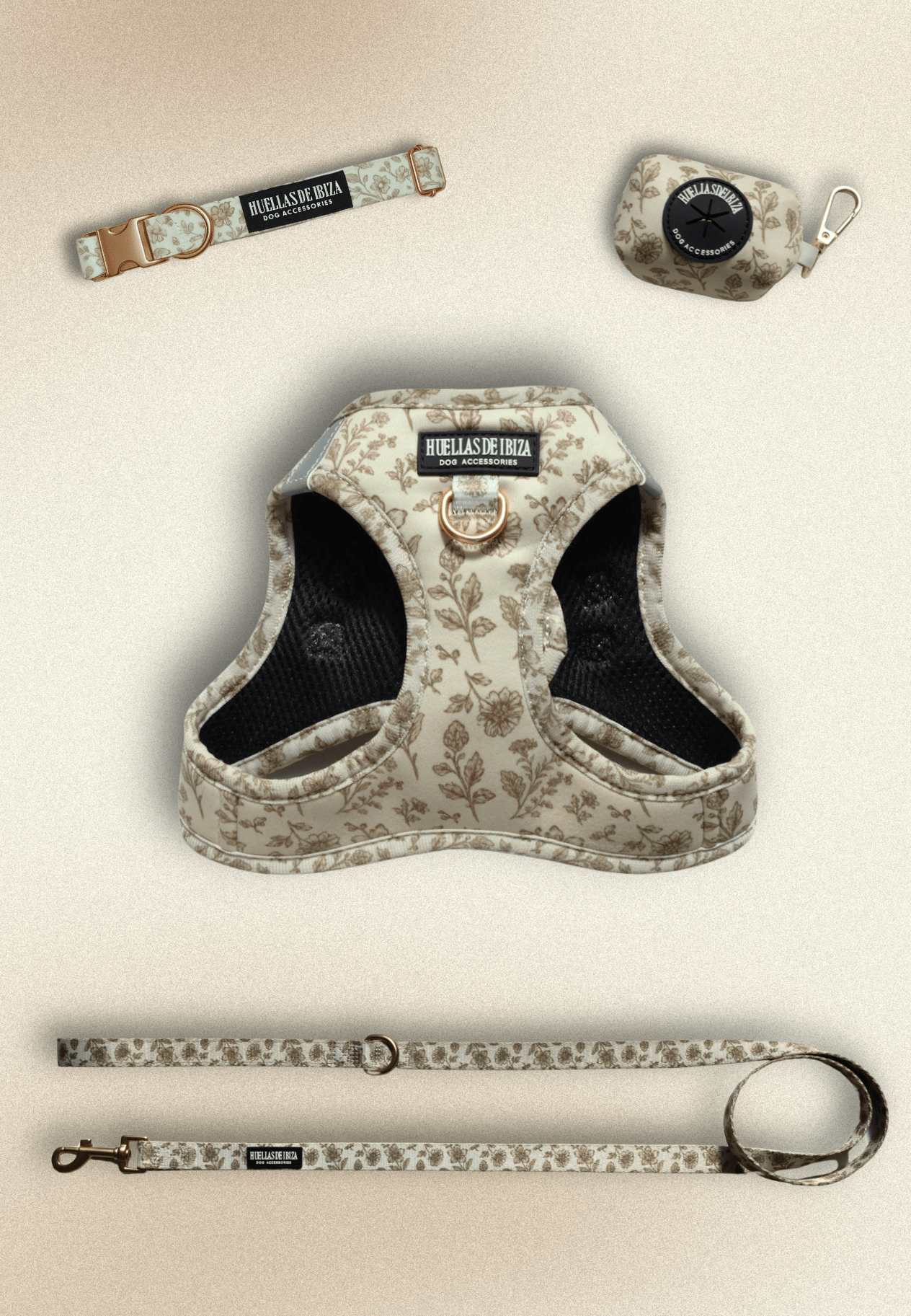 Pack Dogfluencer - Arnés Body "Boho Chic Ibiza" (Preventa) - Huellas de Ibiza