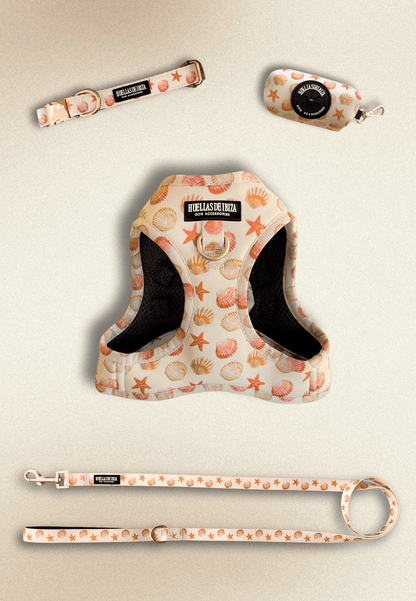 Pack Dogfluencer - Arnés body Premuim "Arena y Sal" - Huellas de Ibiza