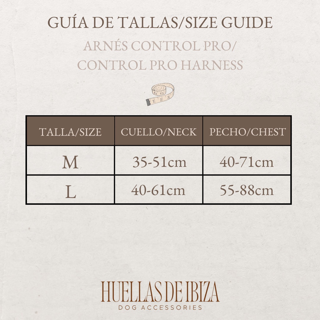 Pack Dogfluencer - Arnés Control Pro "Boho Chic Ibiza" (Preventa) - Huellas de Ibiza