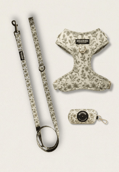 Pack Dogmodel - Arnés ajustable Premium "Boho Chic Ibiza" - Huellas de Ibiza