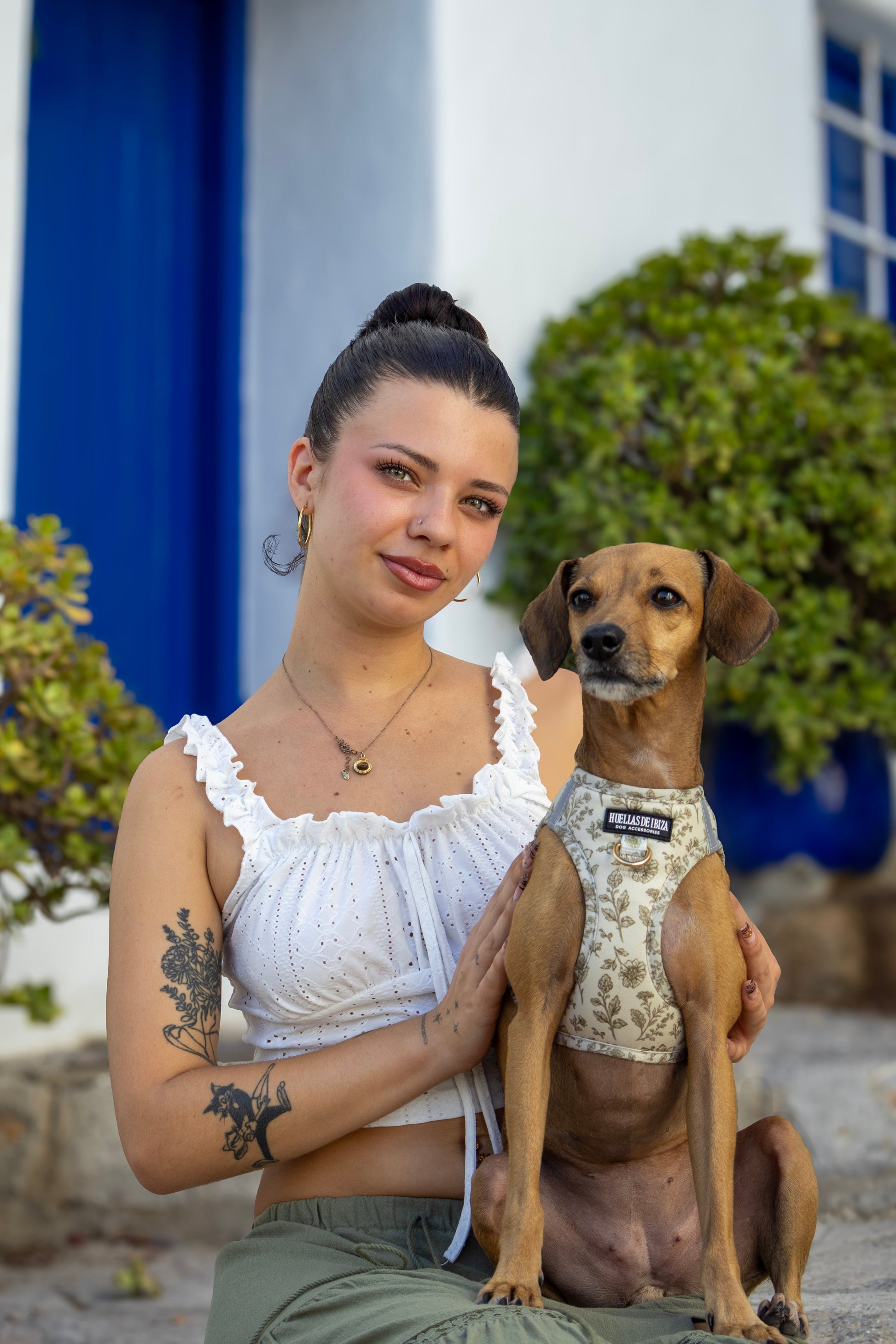 Pack Dogmodel - Arnés Body "Boho Chic Ibiza" - Huellas de Ibiza
