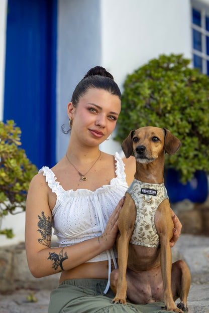 Pack Dogmodel - Arnés Body "Boho Chic Ibiza" - Huellas de Ibiza
