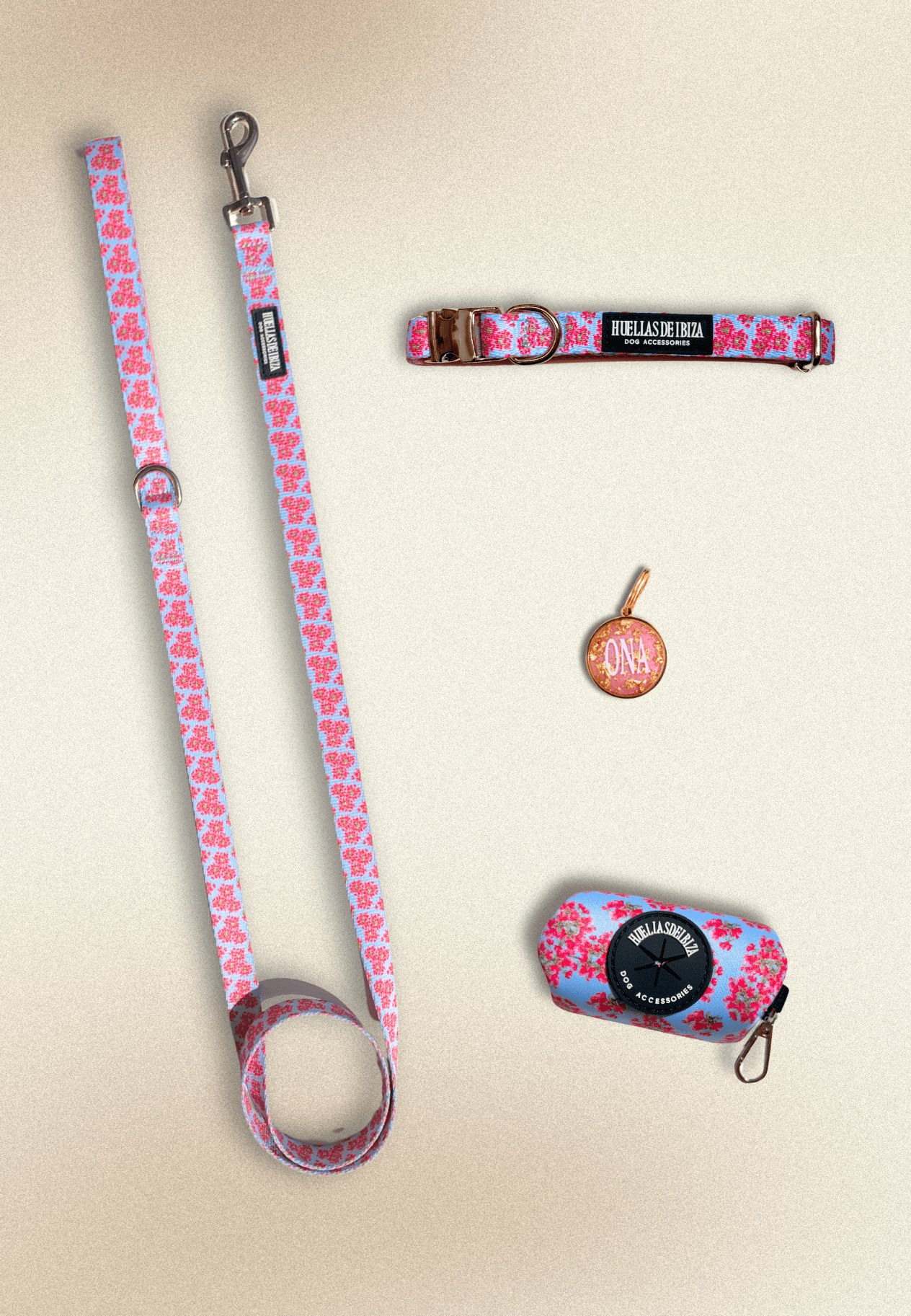 Pack Glamour - Collar ajustable Premium "Boho Chic Ibiza" + Joya Identificativa - Huellas de Ibiza