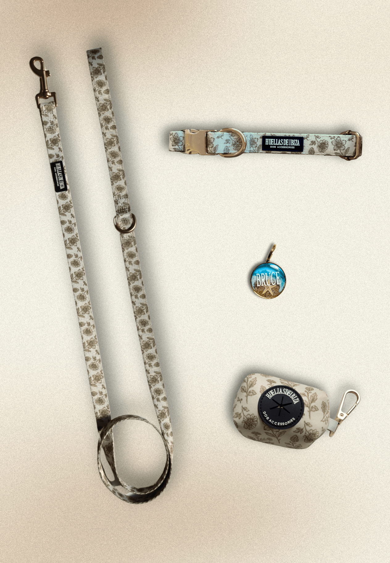 Pack Glamour - Collar ajustable Premium "Boho Chic Ibiza" + Joya Identificativa - Huellas de Ibiza