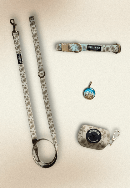 Pack Glamour - Collar ajustable Premium "Boho Chic Ibiza" + Joya Identificativa - Huellas de Ibiza