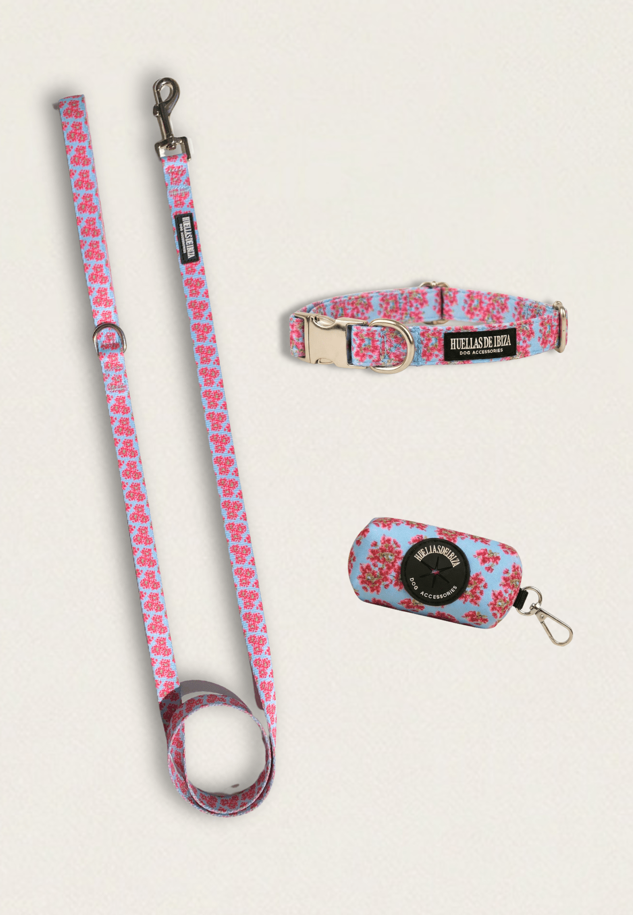 Pack Glamour - Collar ajustable Premium "Buganvillas de Ibiza" - Huellas de Ibiza