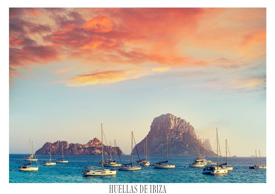 Postal - Huellas de Ibiza